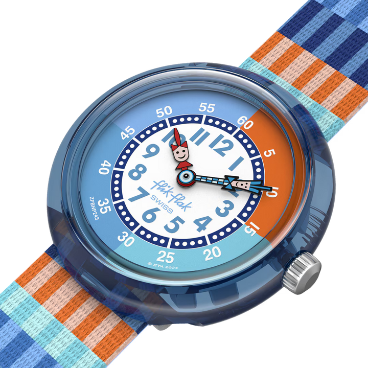 Flik Flak watch STRIPY STRIPES Story Time 32mm FBNP243