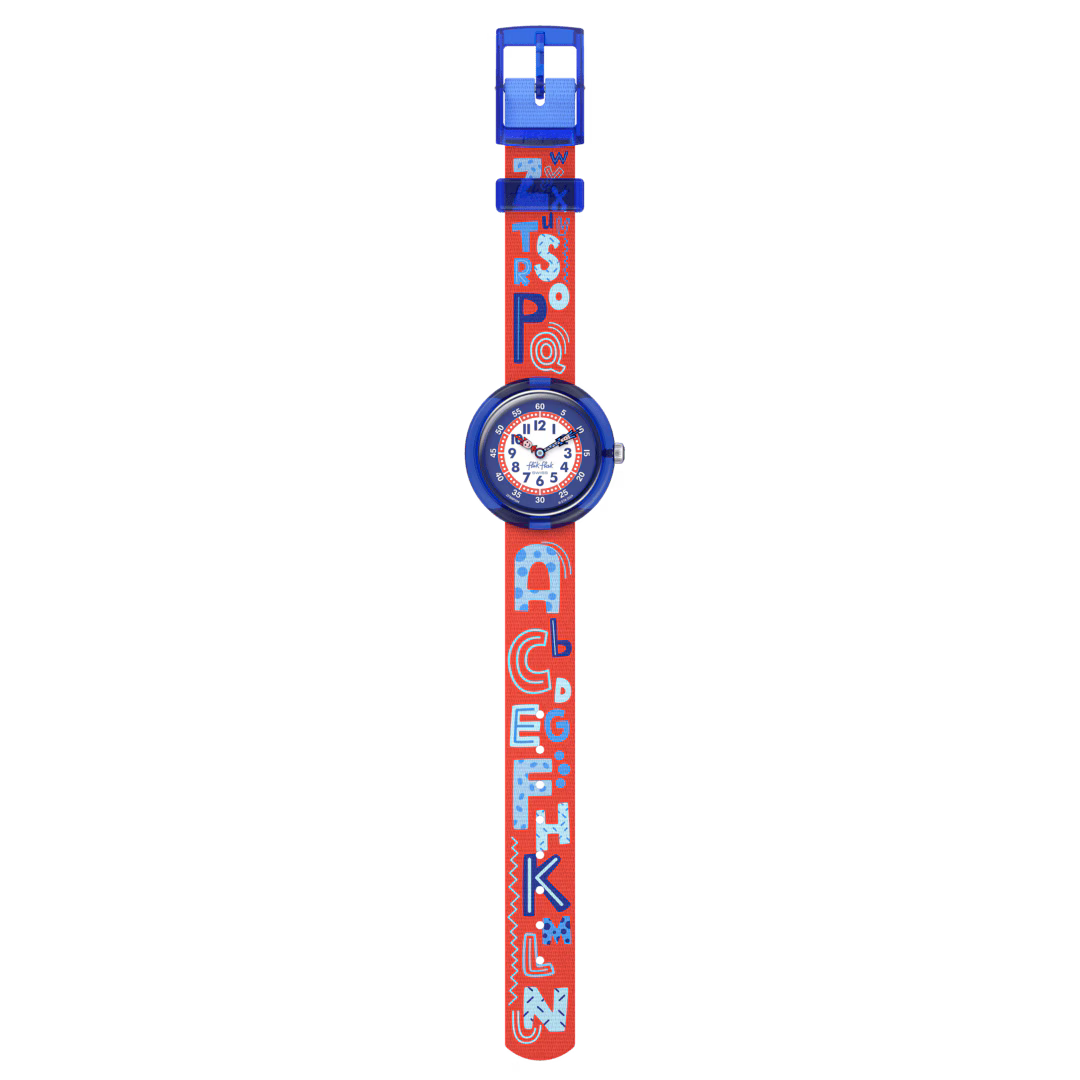 Flik Flak horloge KNOW YOUR ABC Story Time 32mm FBNP244