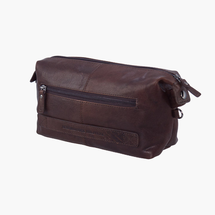 Aeronautica Militare Necessaire Vintage heren clutch tas in leer AM300-MO