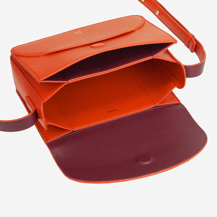 DUDU leren damesschoudertas met envelopmodel flap - kleine elegante en veelzijdige handtas met verstelbare schouderriem, perfecte tas voor elke gelegenheid