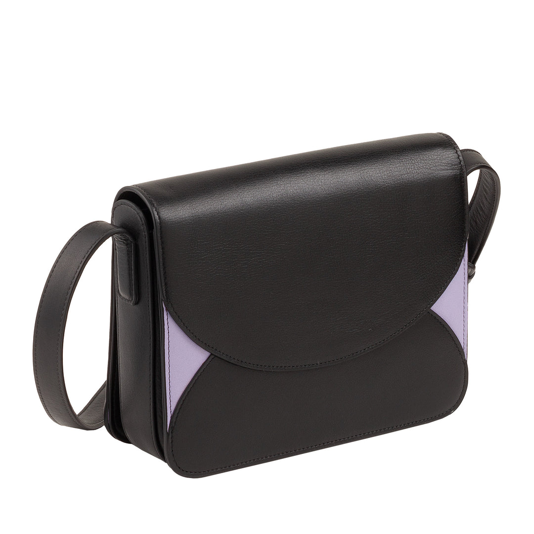 DUDU leren damesschoudertas met envelopmodel flap - kleine elegante en veelzijdige handtas met verstelbare schouderriem, perfecte tas voor elke gelegenheid