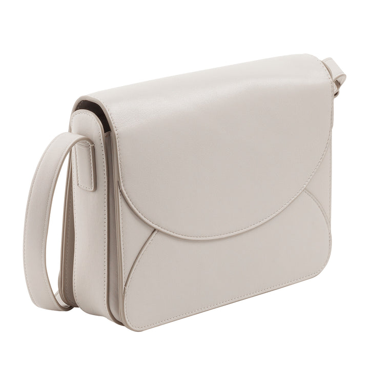DUDU leren damesschoudertas met envelopmodel flap - kleine elegante en veelzijdige handtas met verstelbare schouderriem, perfecte tas voor elke gelegenheid