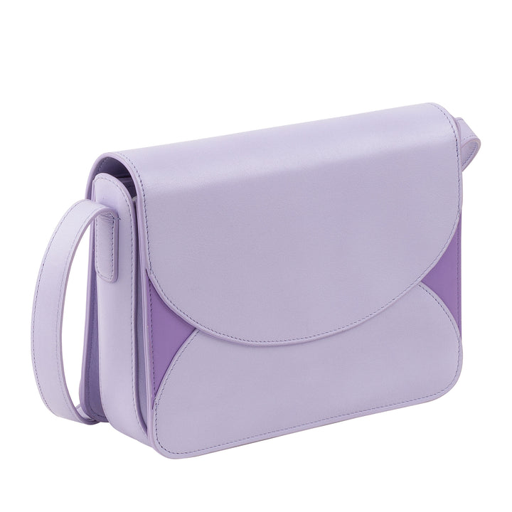 DUDU Damen-Umhängetasche aus Leder mit Umschlagklappe, kleine, elegante und vielseitige Handtasche mit verstellbarem Schultergurt, perfekte Tasche für jeden Anlass
