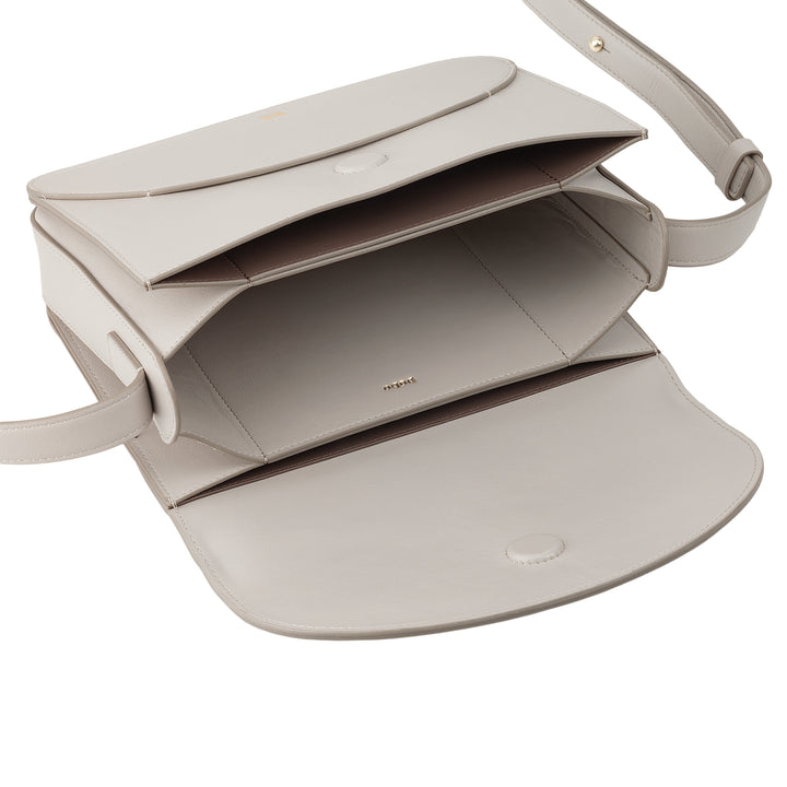 DUDU leren damesschoudertas met envelopmodel flap - kleine elegante en veelzijdige handtas met verstelbare schouderriem, perfecte tas voor elke gelegenheid