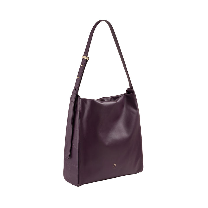 DUDU Trapezförmige Umhängetasche für Damen aus echtem Leder, Trapeztasche mit verstellbarem Schultergurt – elegant, geräumig für Freizeit, Arbeit, Abend