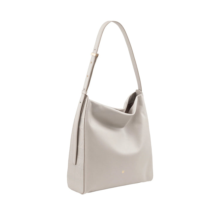 DUDU Trapezförmige Umhängetasche für Damen aus echtem Leder, Trapeztasche mit verstellbarem Schultergurt – elegant, geräumig für Freizeit, Arbeit, Abend