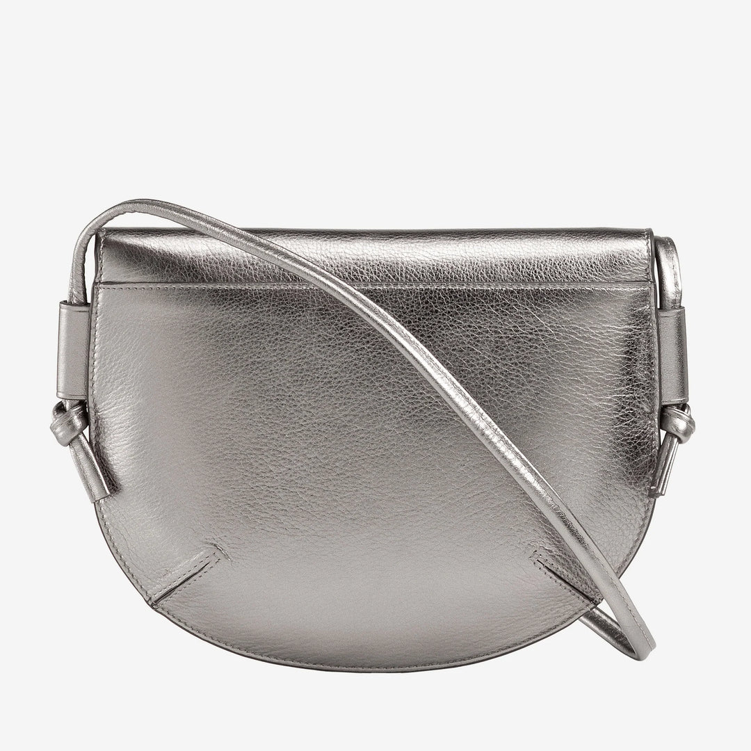 DUDU Damen Umhängetasche mit Klappe aus echtem Leder, kleine Umhängetasche mit magnetischer Knopfklappe, Handtasche