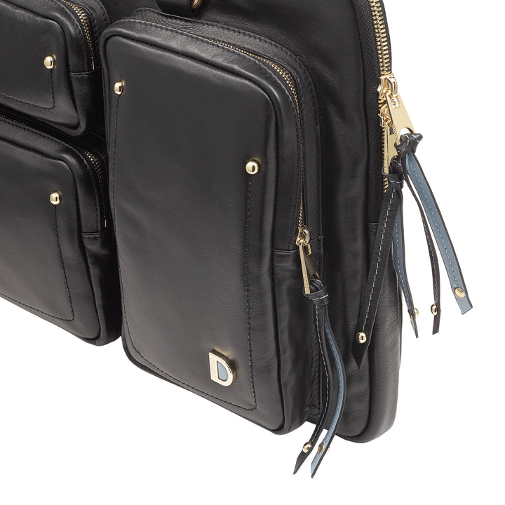 DUDU Elegante Damen-Laptoptasche aus Leder mit Schultergurt – Arbeits-Laptop-Aktentasche mit Organizer-Taschen, geräumig und professionell, Computer- und Dokumentenhalter