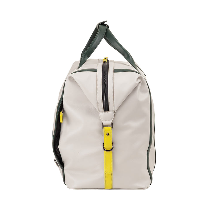 DUDU Tennis-Sporttasche aus Leder, 28 Liter, limitierte Auflage, abnehmbarer Schultergurt, Reißverschluss, Weekender für Reisen, Sporttasche aus Leder