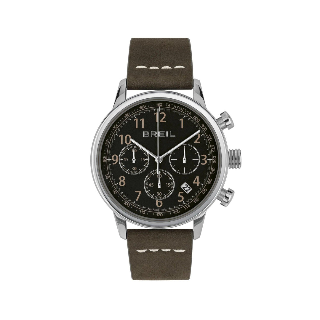 Breil horloge Outrider 41mm zwart quartz staal TW2060 - Capodagli 1937