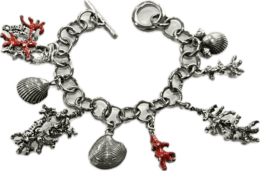 Capodagli bracciale Mare argento 925 smalto BR-MARE-01 - Capodagli 1937