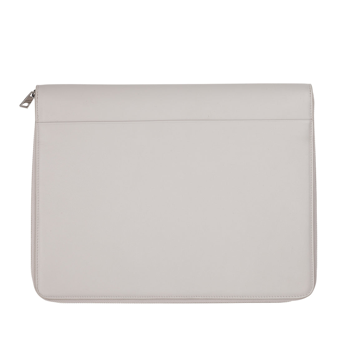 DUDU A4 Leather Document Folder Office Clipboard Multicolored iPad Tablet Folder with Zip