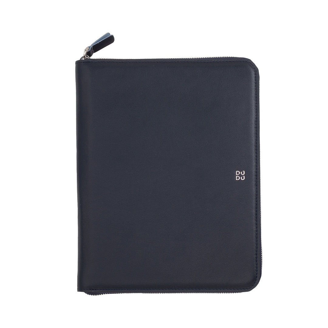 DUDU lederen A5-documentmap voor mannen en vrouwen, iPad Mini-tablethouder, klembord, organisator voor A5-notebooks