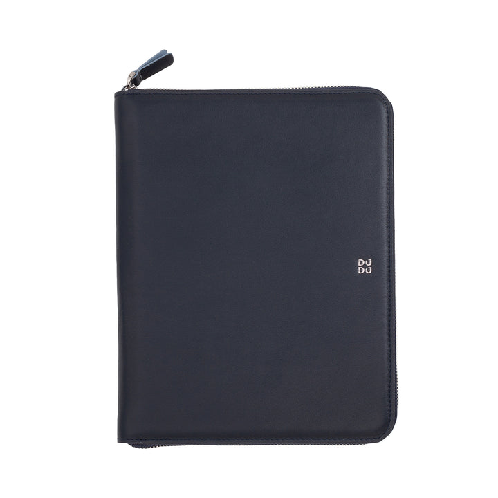 DUDU lederen A5-documentmap voor mannen en vrouwen, iPad Mini-tablethouder, klembord, organisator voor A5-notebooks