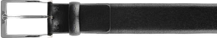 Gerba Zwarte saffiano lederen riem lengte 100cm CG001B100