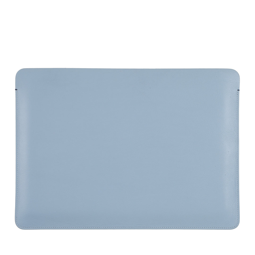 DUDU 13 Inch PC Case in Soft Leather, Colorful Protective Sleeve for Laptop Notebook Macbook 13" Two-Tone Slim Design