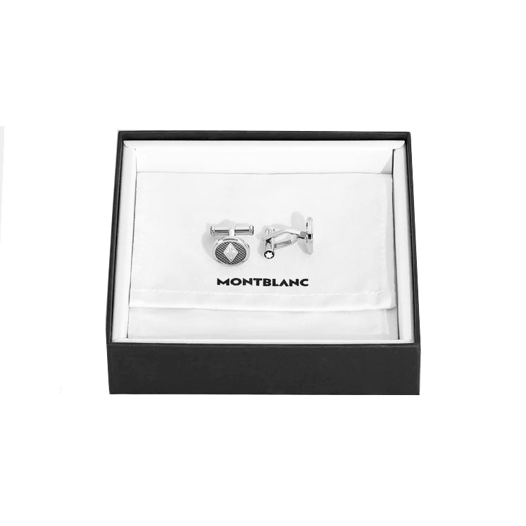 Montblanc Manschettenknöpfe „Great Characters Homage to The Great Gatsby“, Stahl 132981