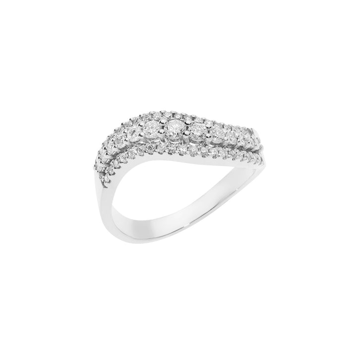 Comete Wave Ring in Gold and Diamonds ANB2492