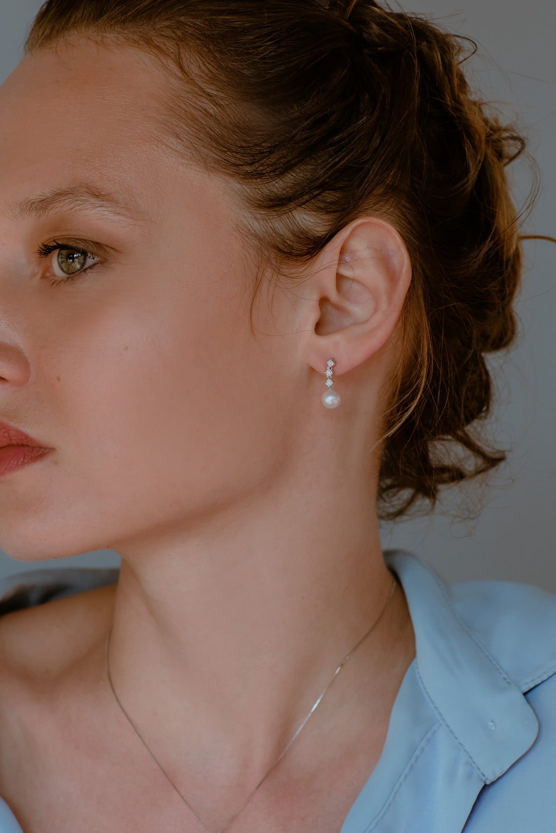 Comete pareloorbellen in goud en diamanten trilogie ORP740