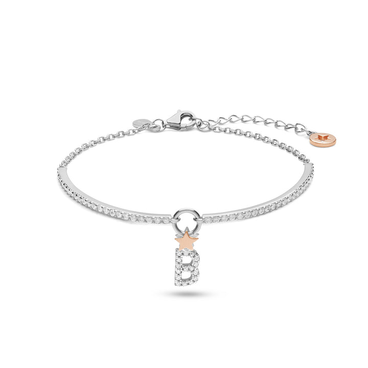 Comete Silver Bracelet Letter B BRA178