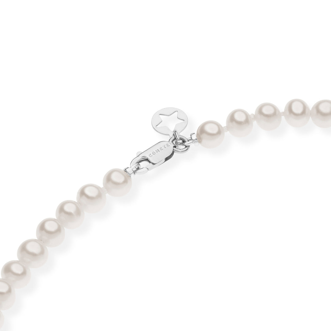 Comete Acquadolce parelketting in goud en diamant FWQ320
