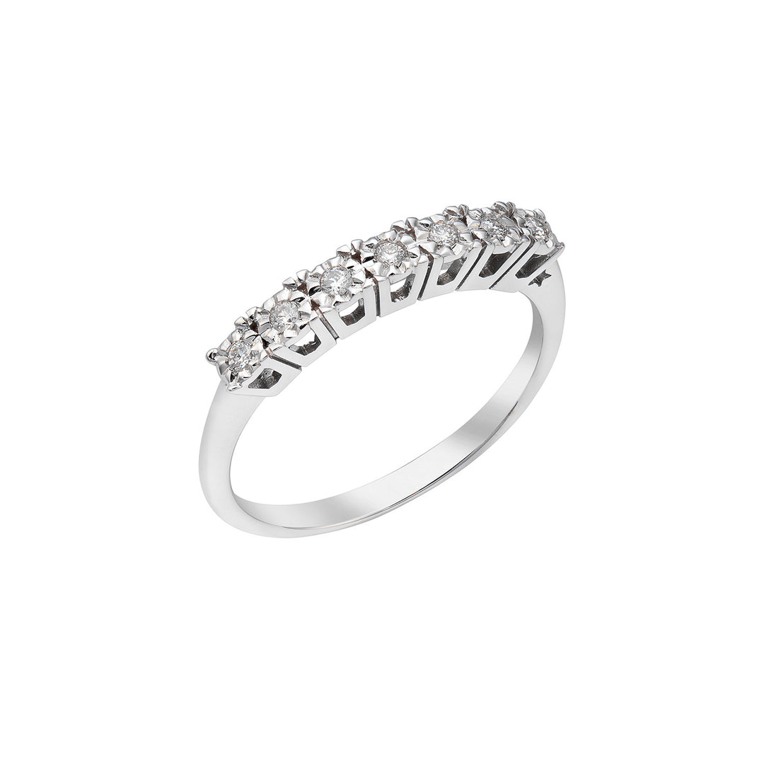 Comete Ring in 750‰ white gold and diamonds ANB2682