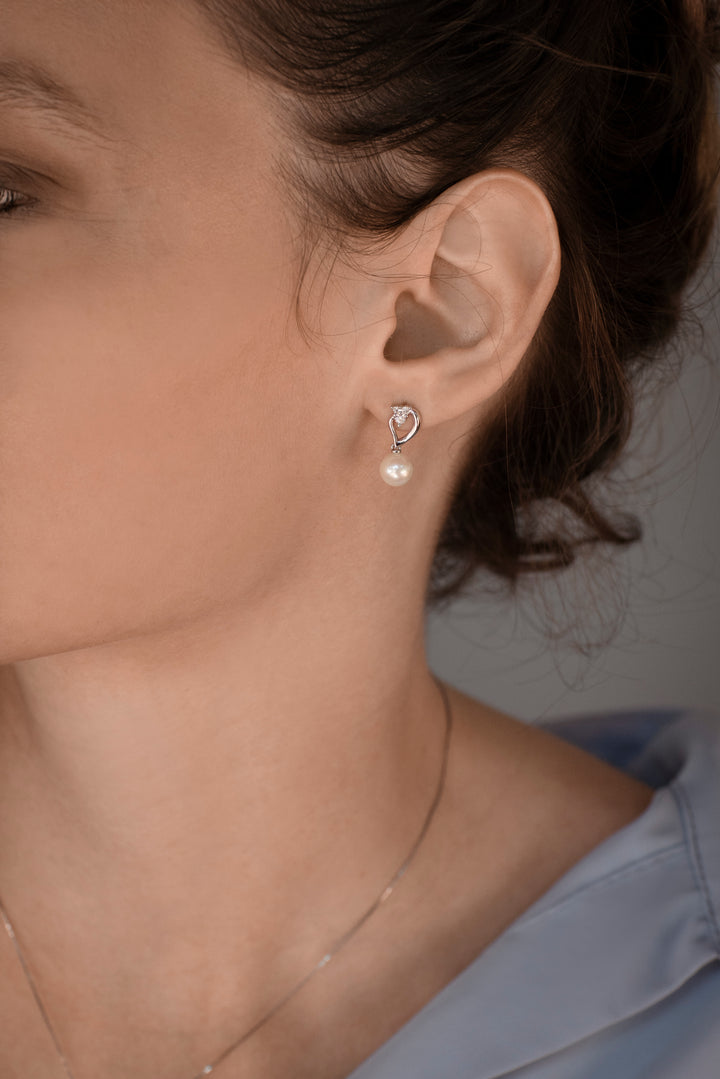 Comete pareloorbellen in goud en diamanten drop ORP743