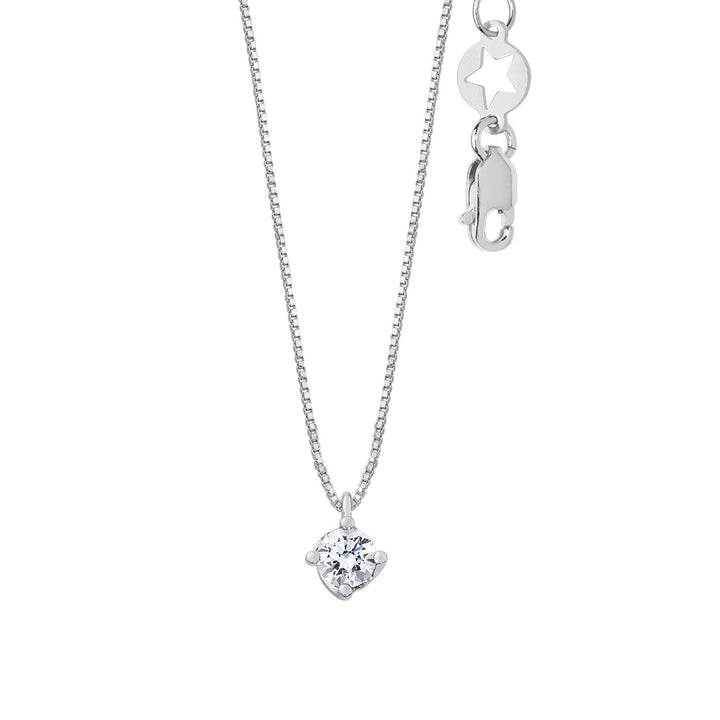 Comete Necklace in 750‰ Gold and White Diamond GLB1687