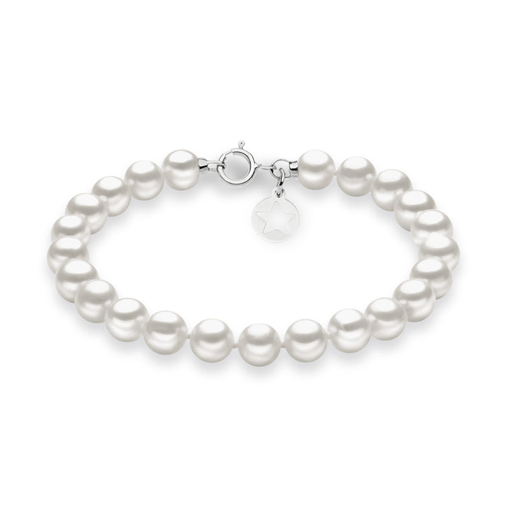 Comete Acquadolce Pearl Strandarmband in goud BRQ113AM
