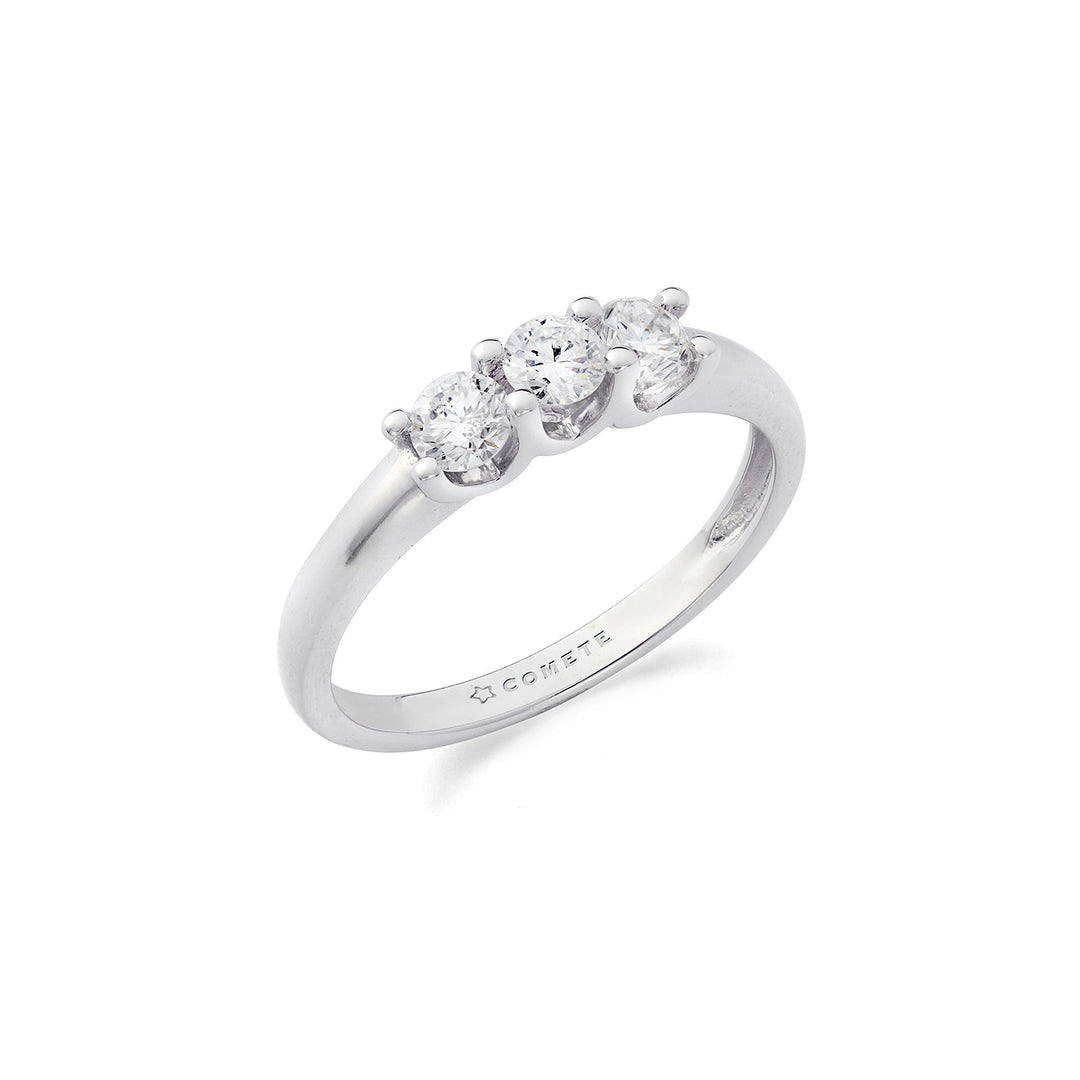 Comete Ring in 750‰ white gold and diamonds ANB2736