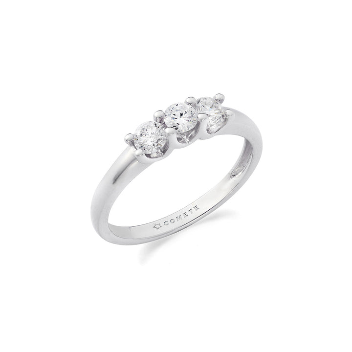 Comete Ring in 750‰ white gold and diamonds ANB2736