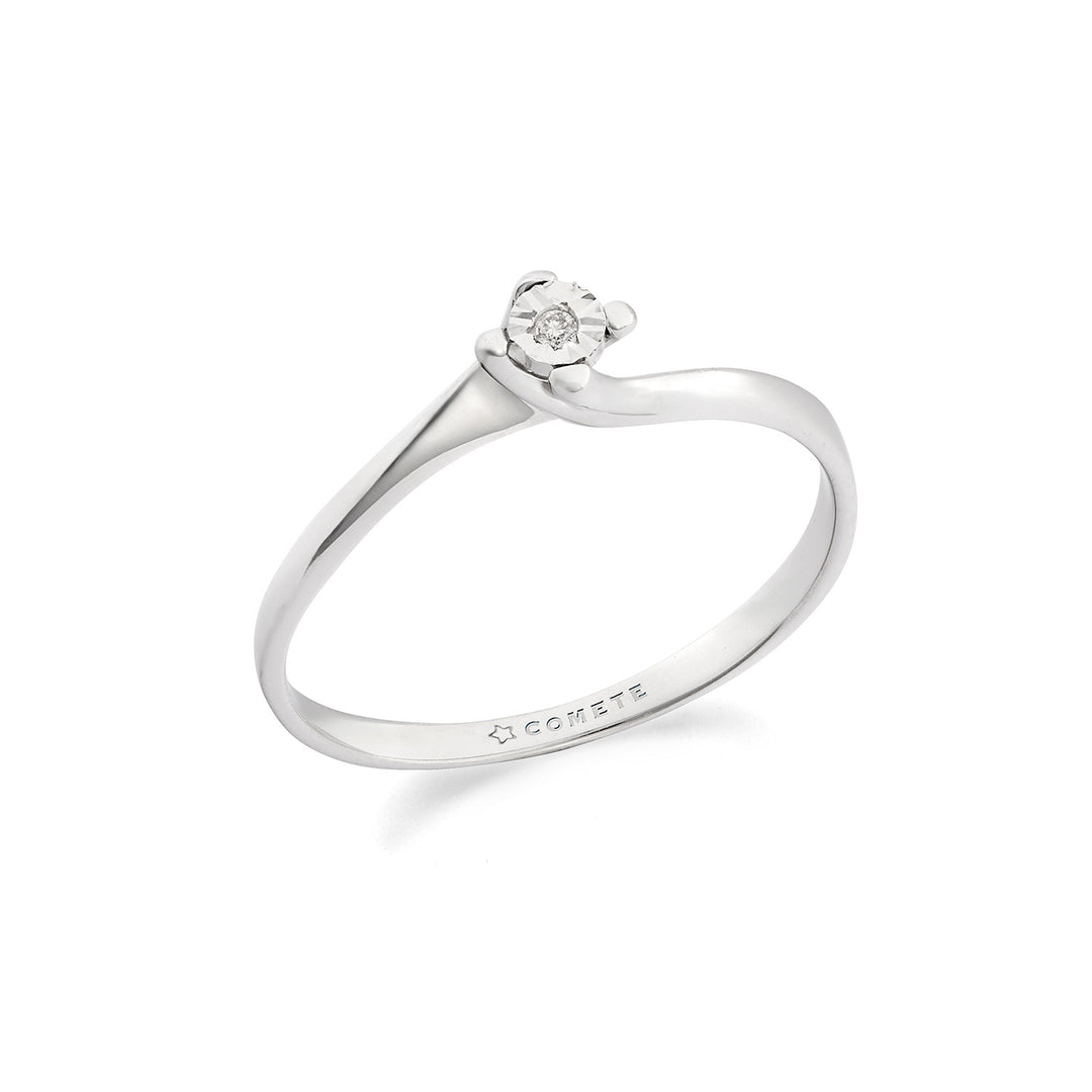 Comete Ring in 375‰ Gold and White Diamond KANB1900