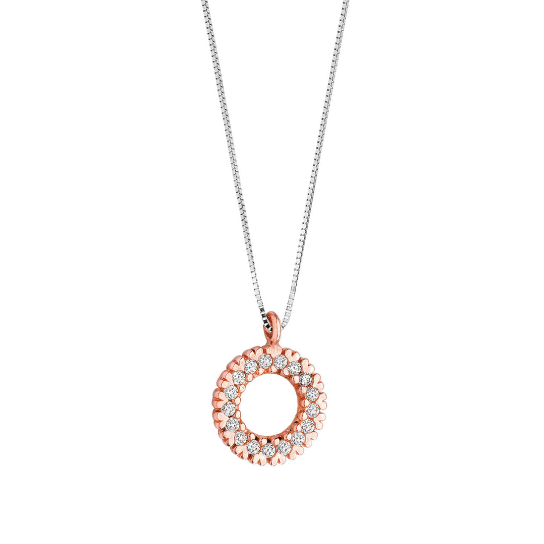 Comete ketting in rosé goud en diamanten GLB1141