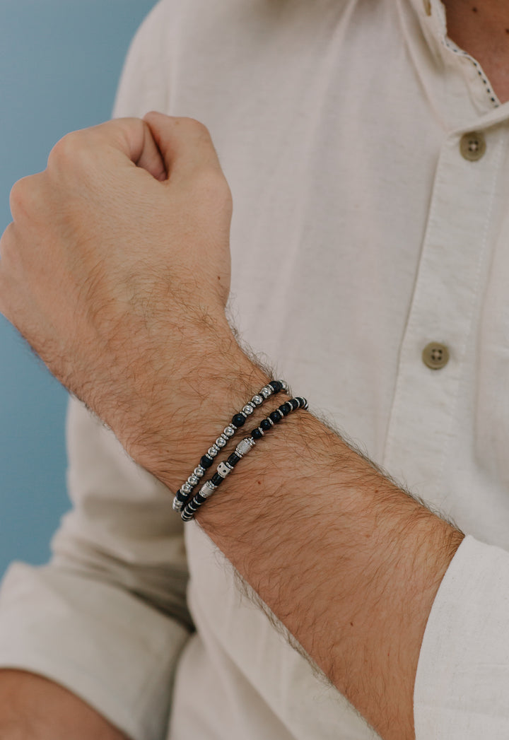 Comete Black onyx and black zircon bracelet UBR885