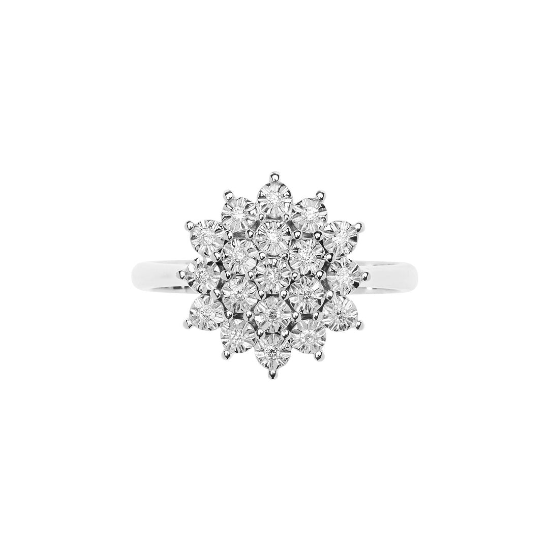 Comete-ring in witgoud en diamanten Moments ANB2670