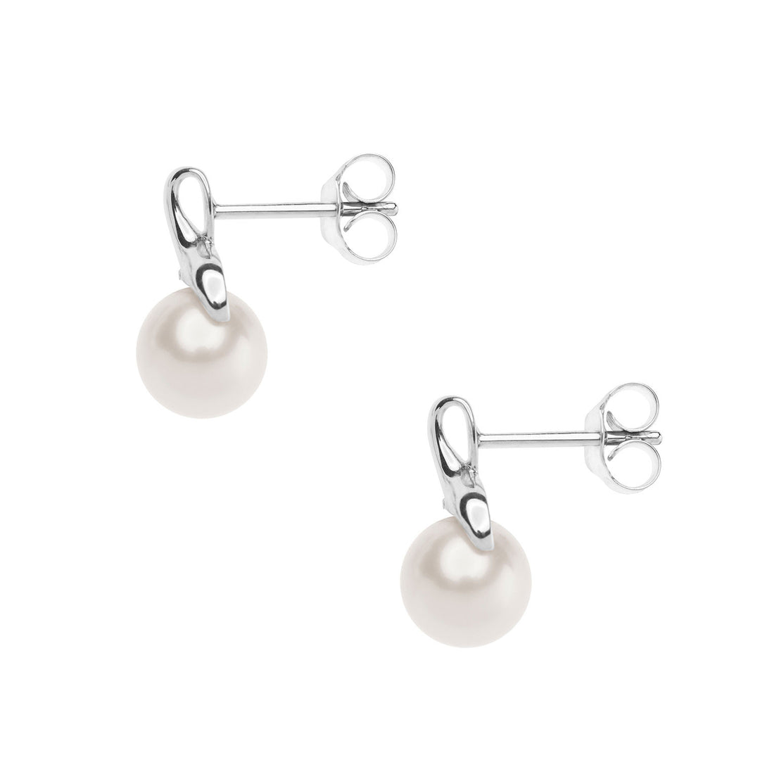 Comete Gold Earrings with Pearls and Diamonds ORP742