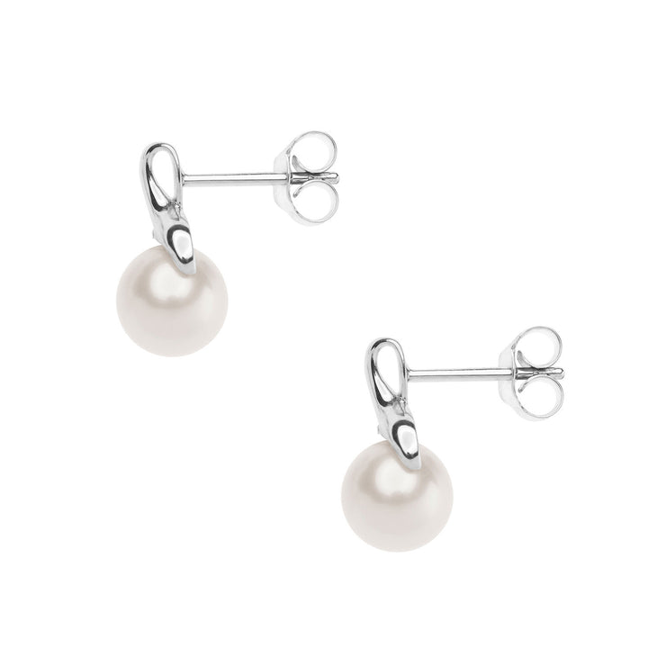 Comete Gold Earrings with Pearls and Diamonds ORP742