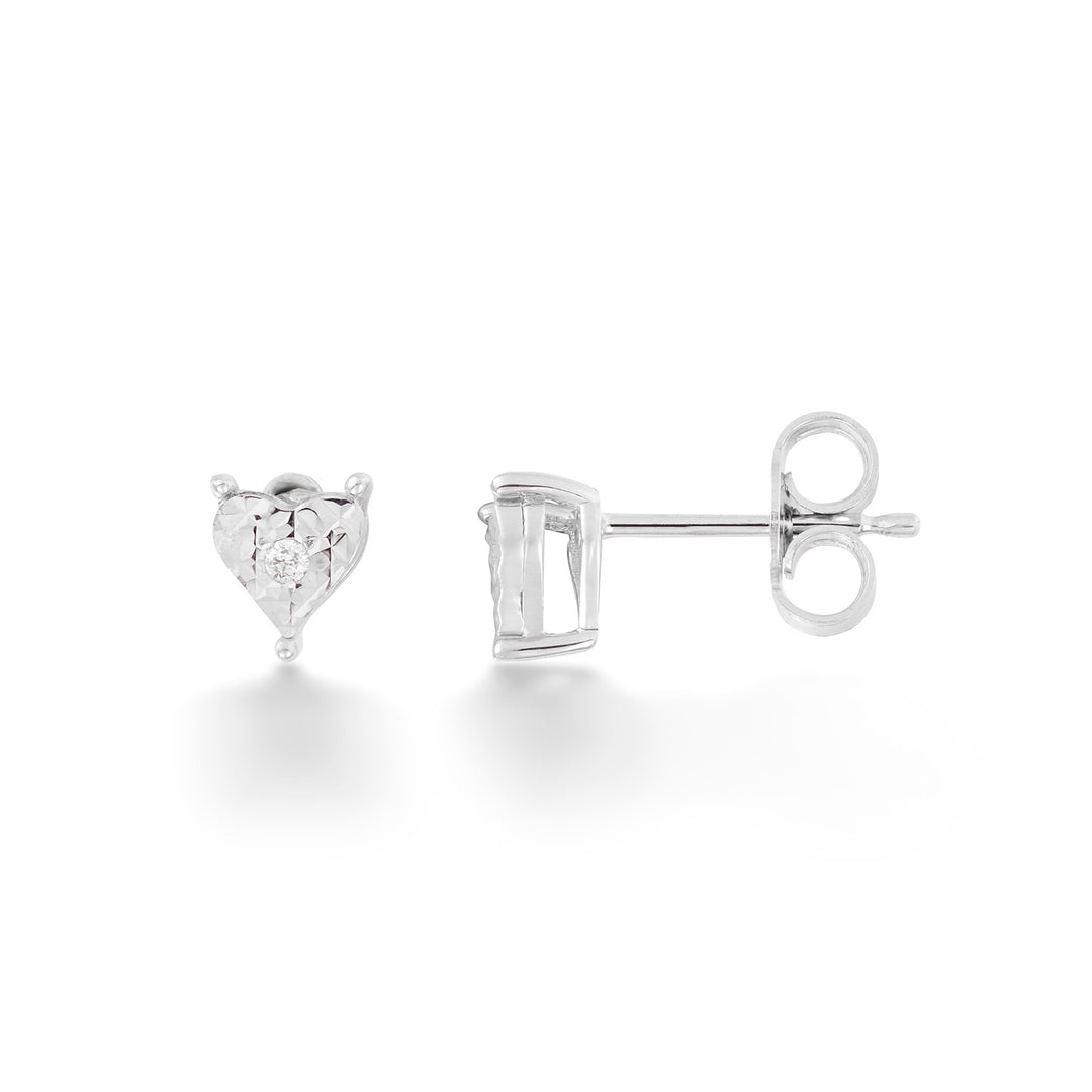 Comete hartoorbellen in goud en diamanten KORB1015