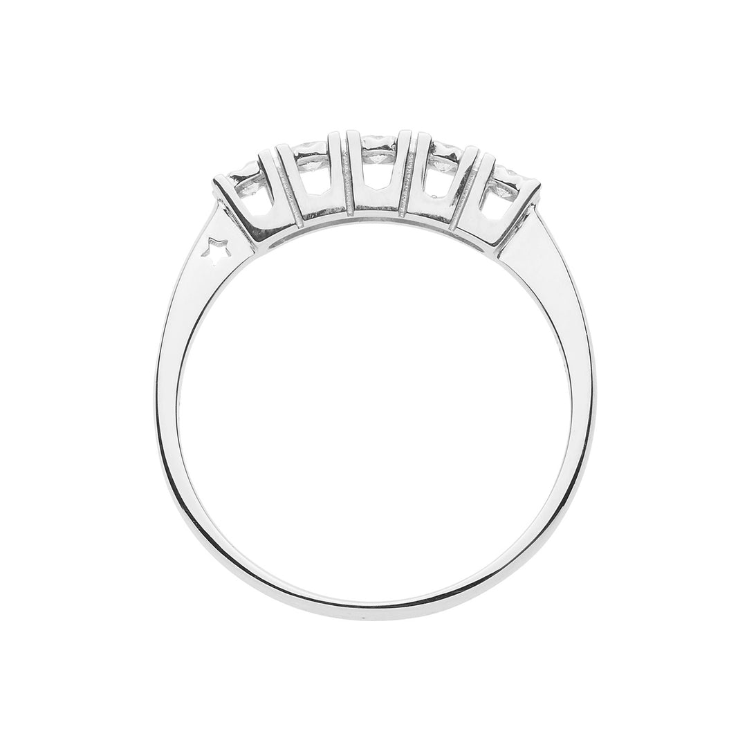 Comete Trouwring in witgoud met diamanten Moments ANB 2664