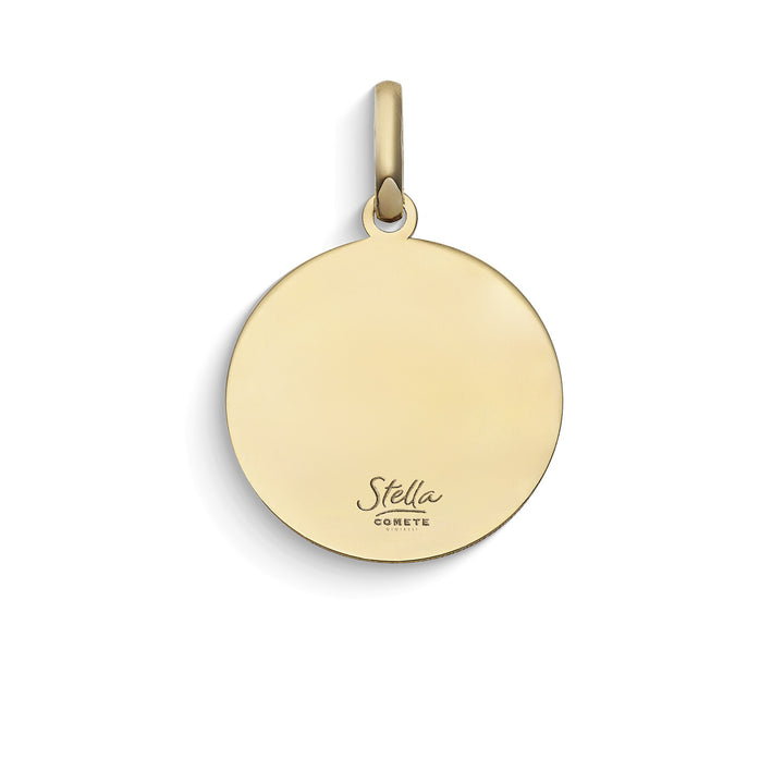Comete Gioia-hanger in 375‰ geelgoud en email KCOB024