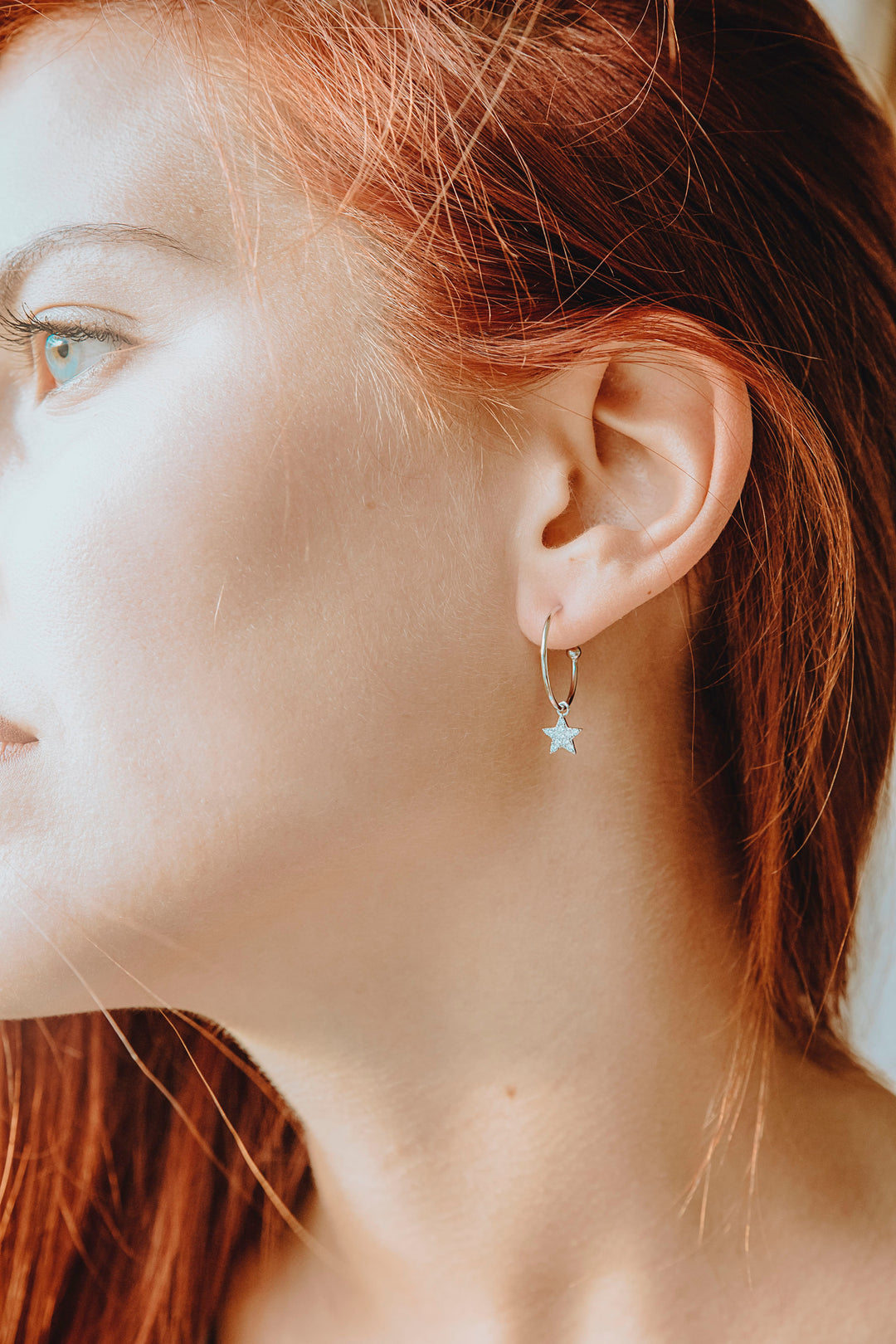Comete Silver Earrings Stars ORA174