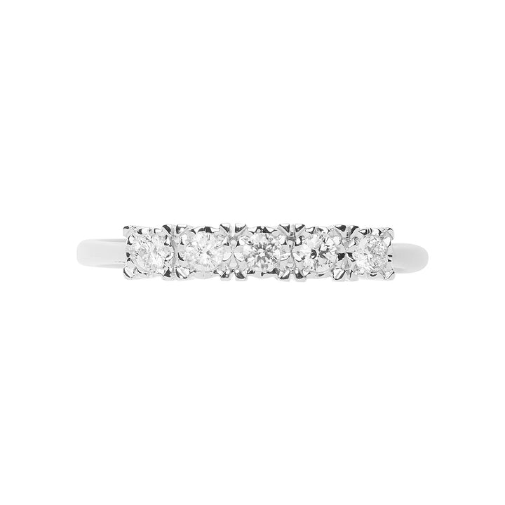 Comete-ring in witgoud met diamanten Moments ANB 2662