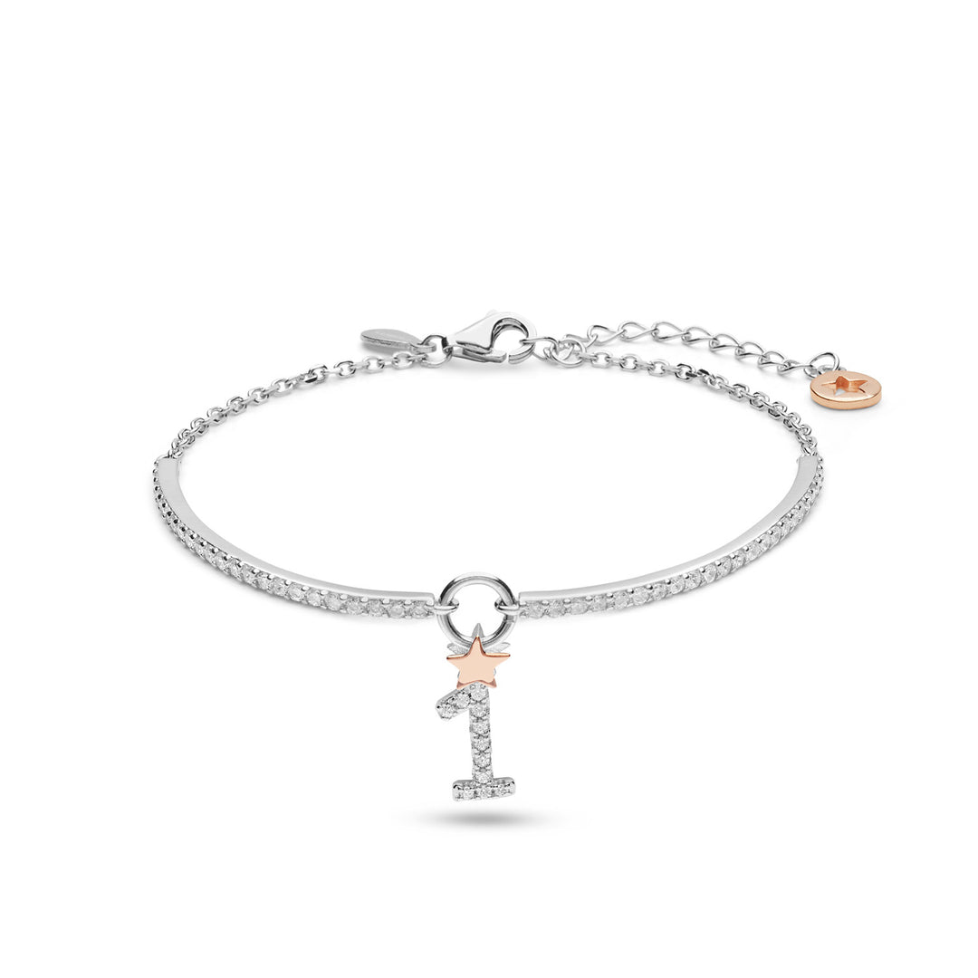 Comete zilveren armband nummer 1 BRA203