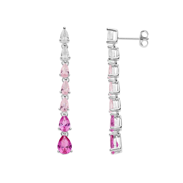 Comete Tennis drop earrings degradé ORA190