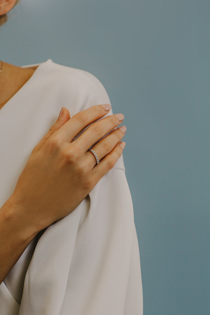Comete hartenring in goud en diamanten ANB2557