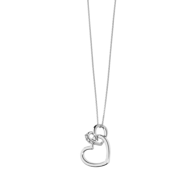 Comete Choker met hartjes in goud en diamanten GLB1340