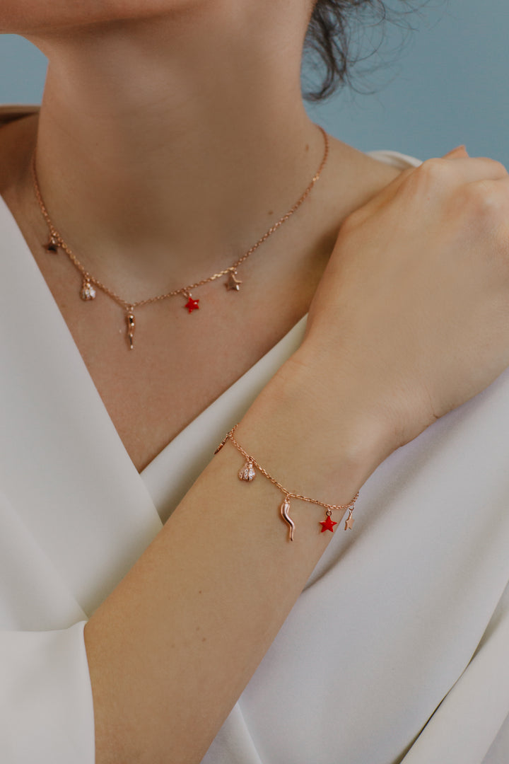 Comete Silver Bracelet Cornetto BRA244