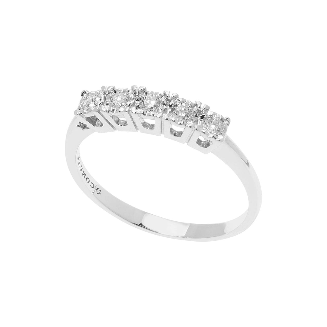 Comete Trouwring in witgoud met diamanten Moments ANB 2664