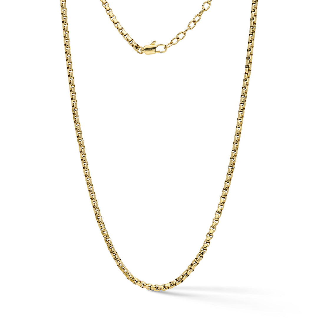Comete Steel ketting met gele PVD afwerking UGL778