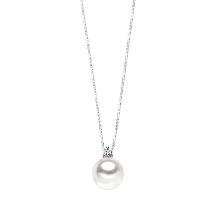 Comete Light Point Perlenkette aus Gold und Diamant GLP585